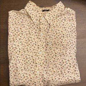 J CREW Mens Floral Shirt